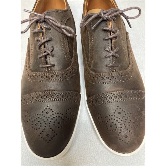 Allen Edmonds Strand Oxford Men\'s 9.5EEE Dress Sneakers Walnut Brown 5128 main image 8